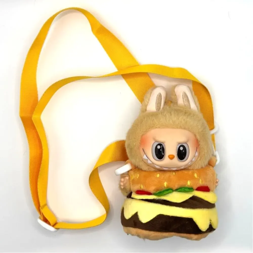 New - Labubu Hamburger Costume w/Adjustable Strap to Carry - Costume Only